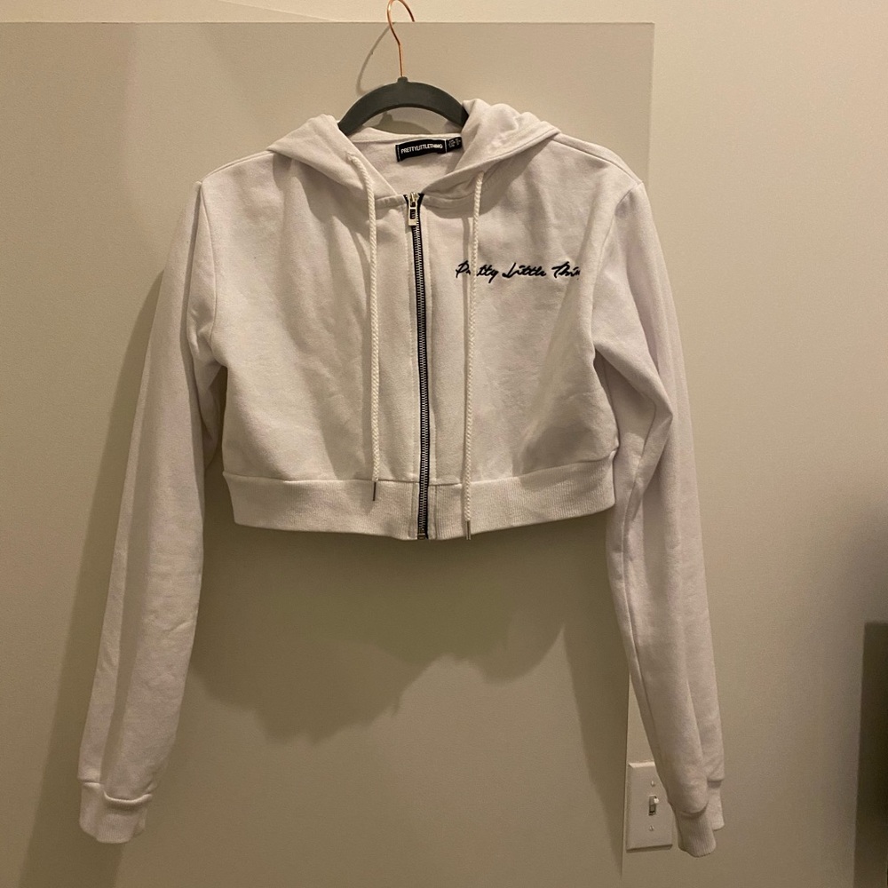 PLT cropped hoodie. Like new